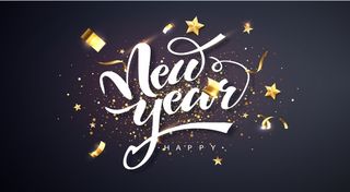 设计新年创造背景