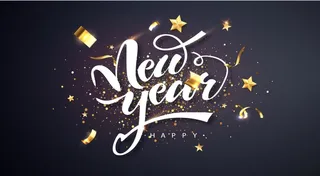 设计新年创造背景