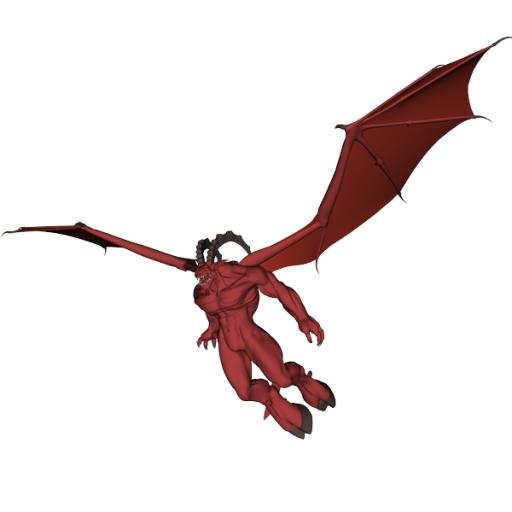 恶魔 PNG免抠(600x600)
