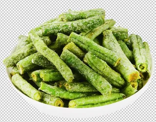 青刀豆脆免扣素材