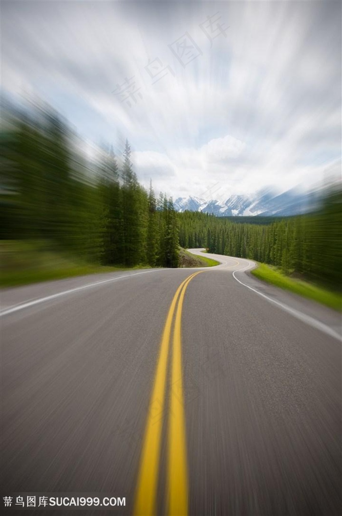 唯美公路风景高清图片