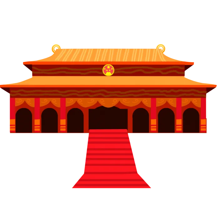 *建军节建党国庆节党建元素图片 卡通手绘PNG透明免扣PS素材