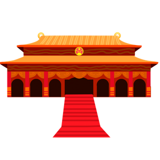 *建军节建党国庆节党建元素图片 卡通手绘PNG透明免扣PS素材