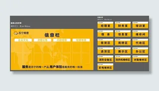 苏宁帮客室内导视展板VI全套