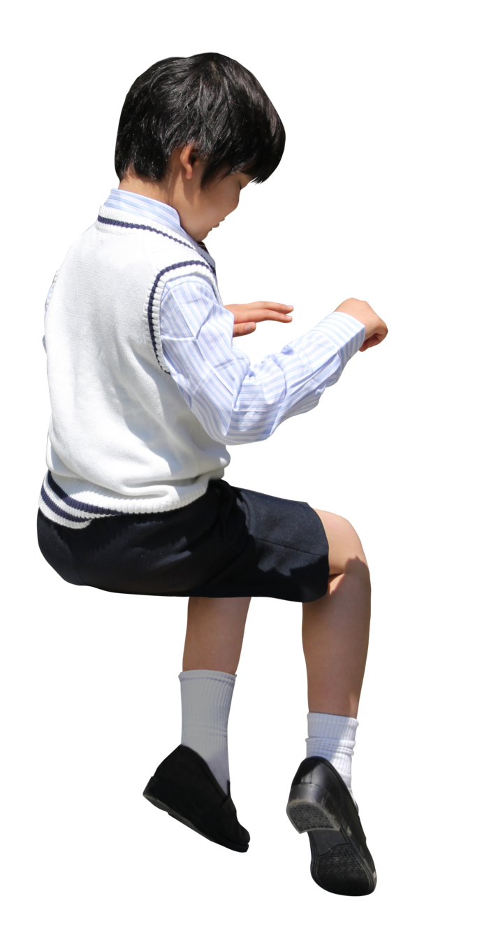 亚裔儿童人物免扣素材