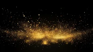 黑金闪光粒子金粉闪射背景