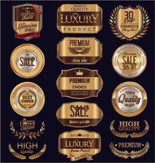 免抠标签矢量素材