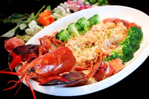 海鲜大龙虾图片