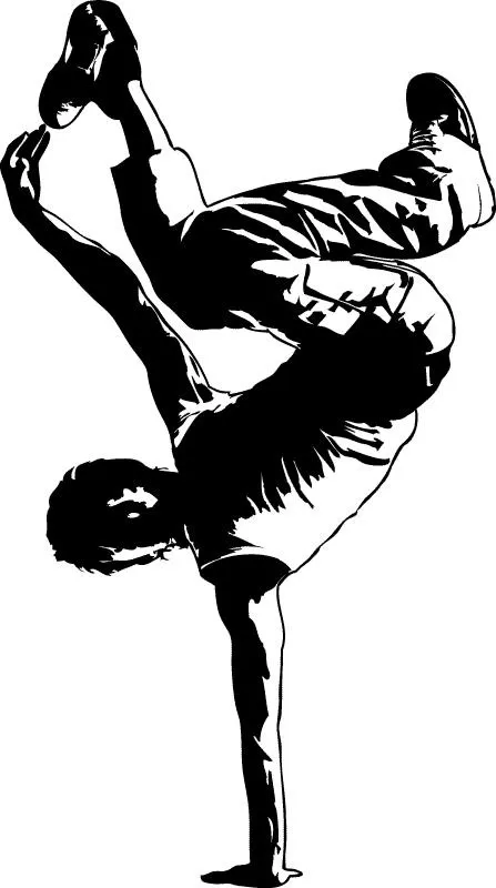 霹雳舞 PNG 嘻哈 PNG免抠(447x800)