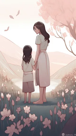 母亲 温馨 节日 爱护 温柔