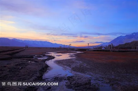 新疆塔什库尔干石头城河流风景 新疆塔什库尔干石头城河流风景