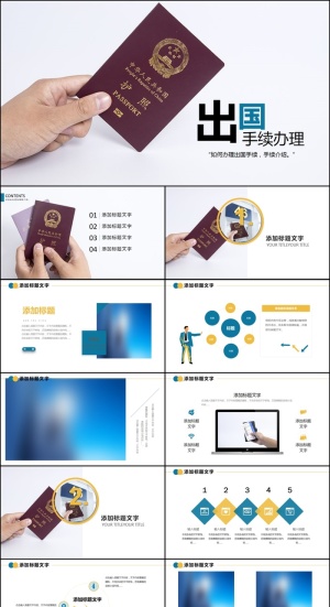 出国办理“如何办理出国手续，手续介绍。”ppt预览图