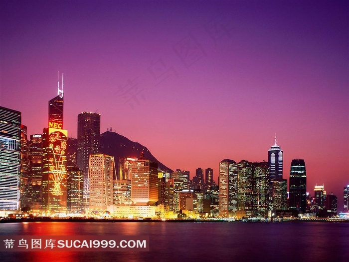 活力时尚都市夜景素材