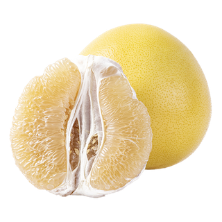 2白心蜜柚 (2)水果超市商品白底图免抠实物摄影png格式图片透明底
