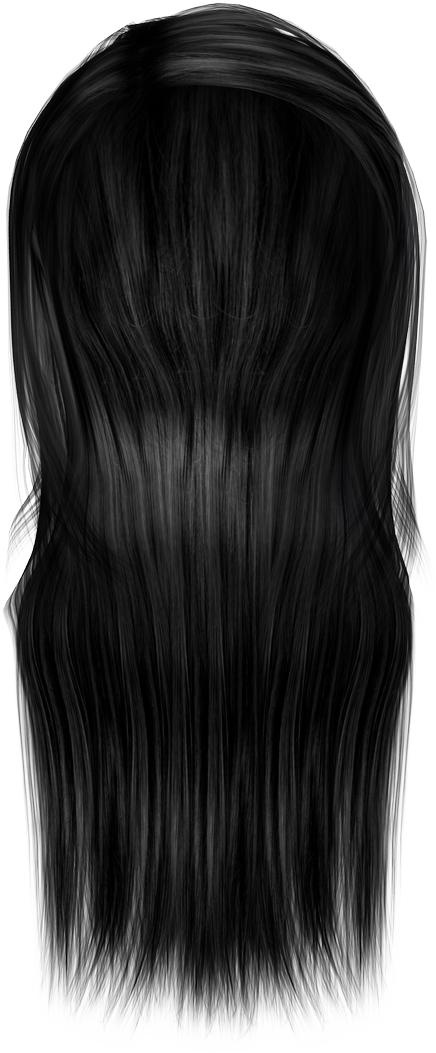 女性头发 PNG免抠(436x1053)