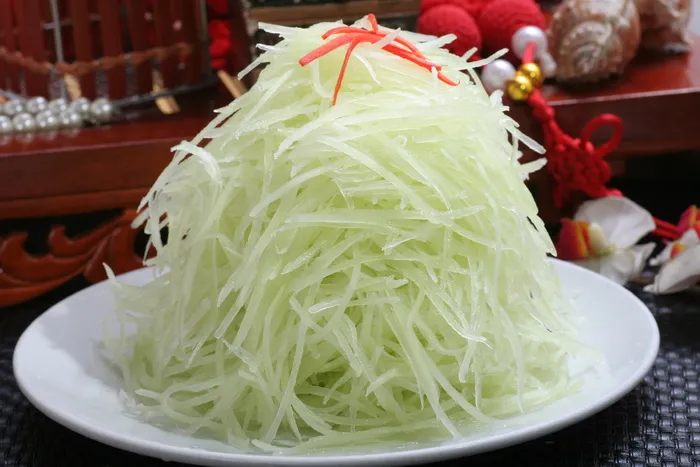 葱油笋丝 (1)