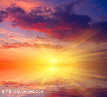 高清夕阳天空图片素材下载