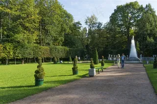 俄罗斯夏宫欧洲园林喷泉景观