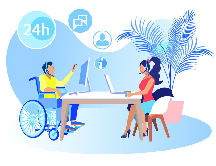 扁平化人物场景办公互联网等距ai矢量设计网页海报UI素材插画