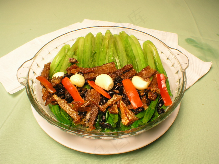 2698豆豉鲮鱼油麦菜_1