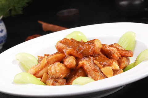 酱烧深海鱼尾 (4)