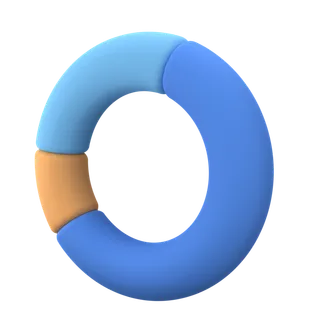 圆环简约3D数据png图标素材