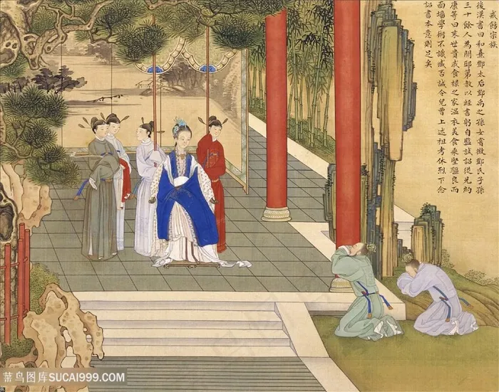 戒饬宗族古代贤德皇后绘画图片