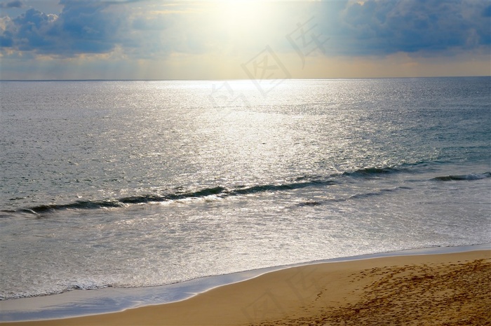 绝美海景日出图