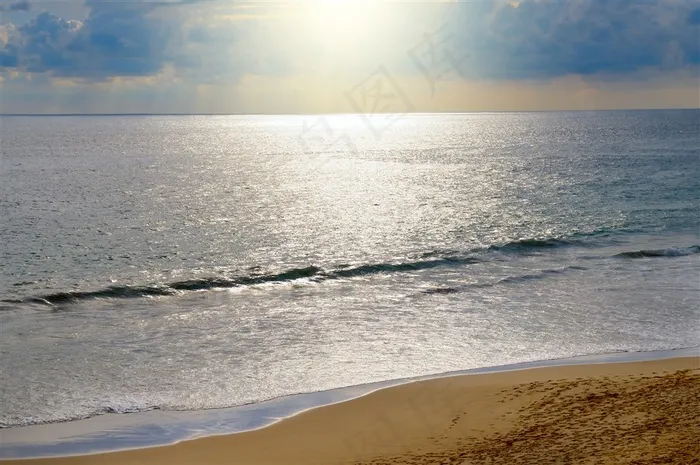 绝美海景日出图