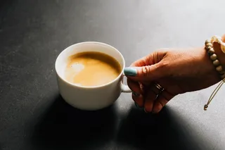 黑色美味咖啡摄影素材