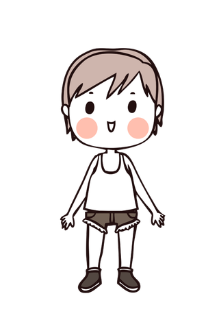 简约风PNG卡通小人动漫动画人物免扣图片素材 (56)