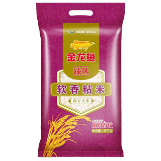 金龙鱼软香粘米5千克超市商品白底图免抠实物摄影png格式图片透明底