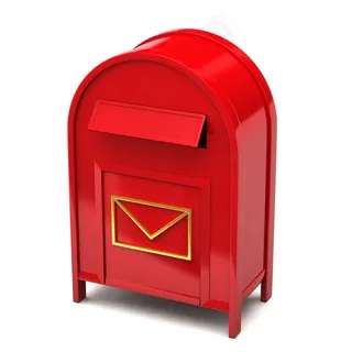 红色信箱高清图片3D图片