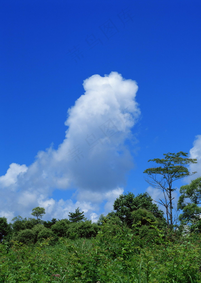 清澈天空背景云层云彩