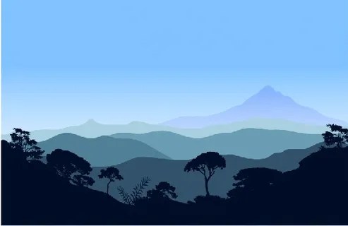 设计冬天卡通背景