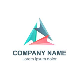 图标标识标志立体几何图形企业商标VI品牌LOGO设计模板AI矢量素材