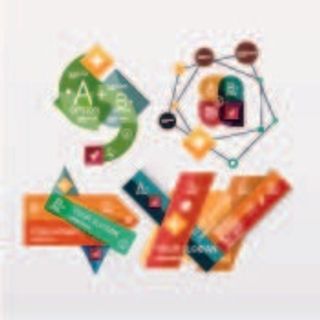 免抠创意字母标签