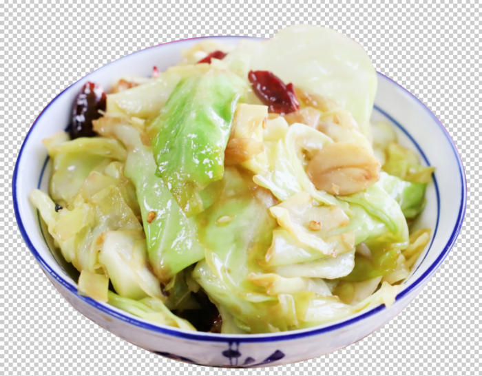 手撕包菜免扣素材