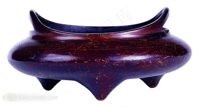 精美三角木质盛物器具高清素材