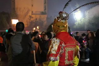 孙悟空夜市表演