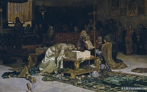 室内人物艺术油画装饰画