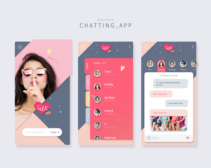 UI多页面包装展示手机APP交互界面样机长图概念PSD设计模板
