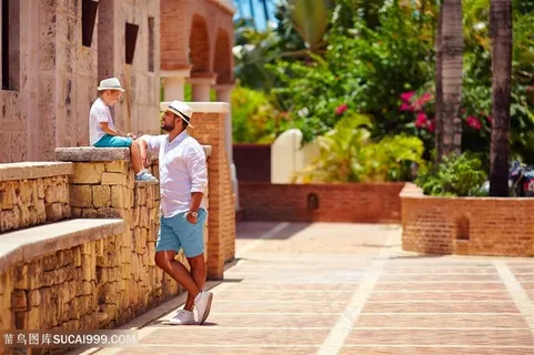 时尚父子个性写真高清图片 时尚父子个性写真高清图片