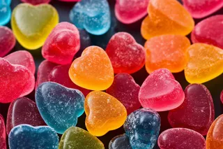 美味糖果五彩软糖甜点摄影图