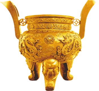 中国风大金黄鼎