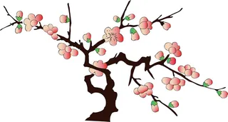 中国山水画水墨图案素材42