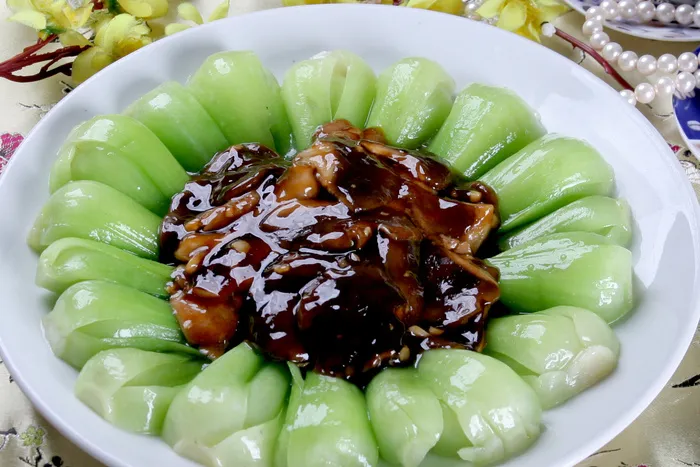 香菇扒菜胆 (2)