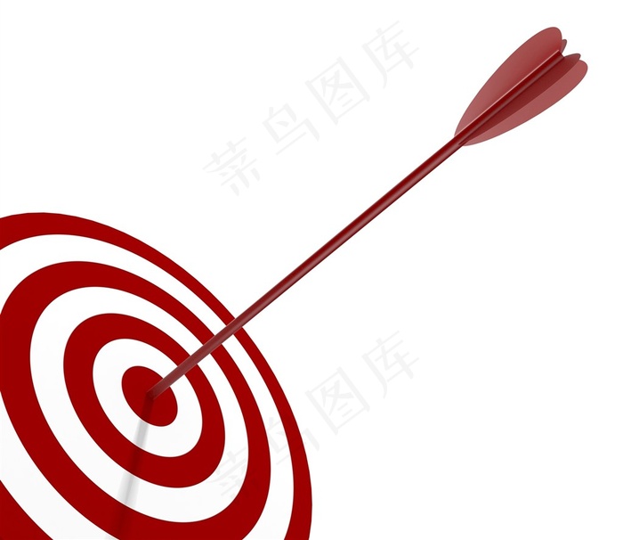正中目标的箭