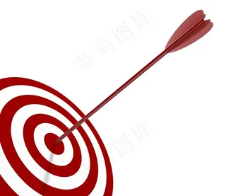 正中目标的箭
