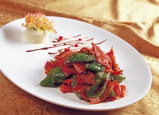 CXC00384豉油皇虎皮椒爆腌肉